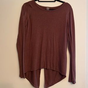 Detail back long sleeve